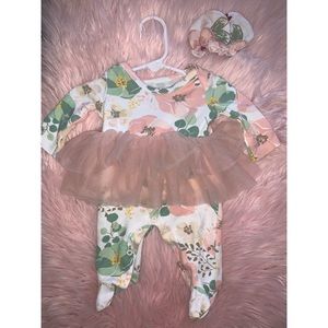 Floral Tulle Coverall